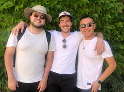 With Coco and Jason visiting South of France, Cereste, Provence, France