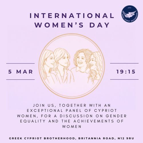 International Women's Day at the Greek Cypriot Brotherhood