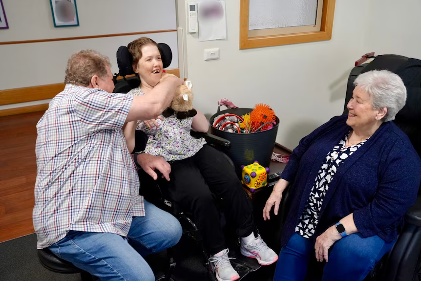 Karen's parents are worried their daughter may not get the same care if she has to move.