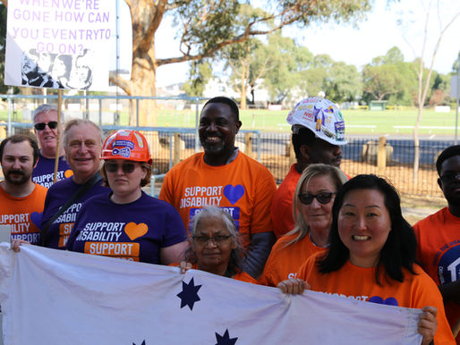 Aruma workers stop work in Glenroy!