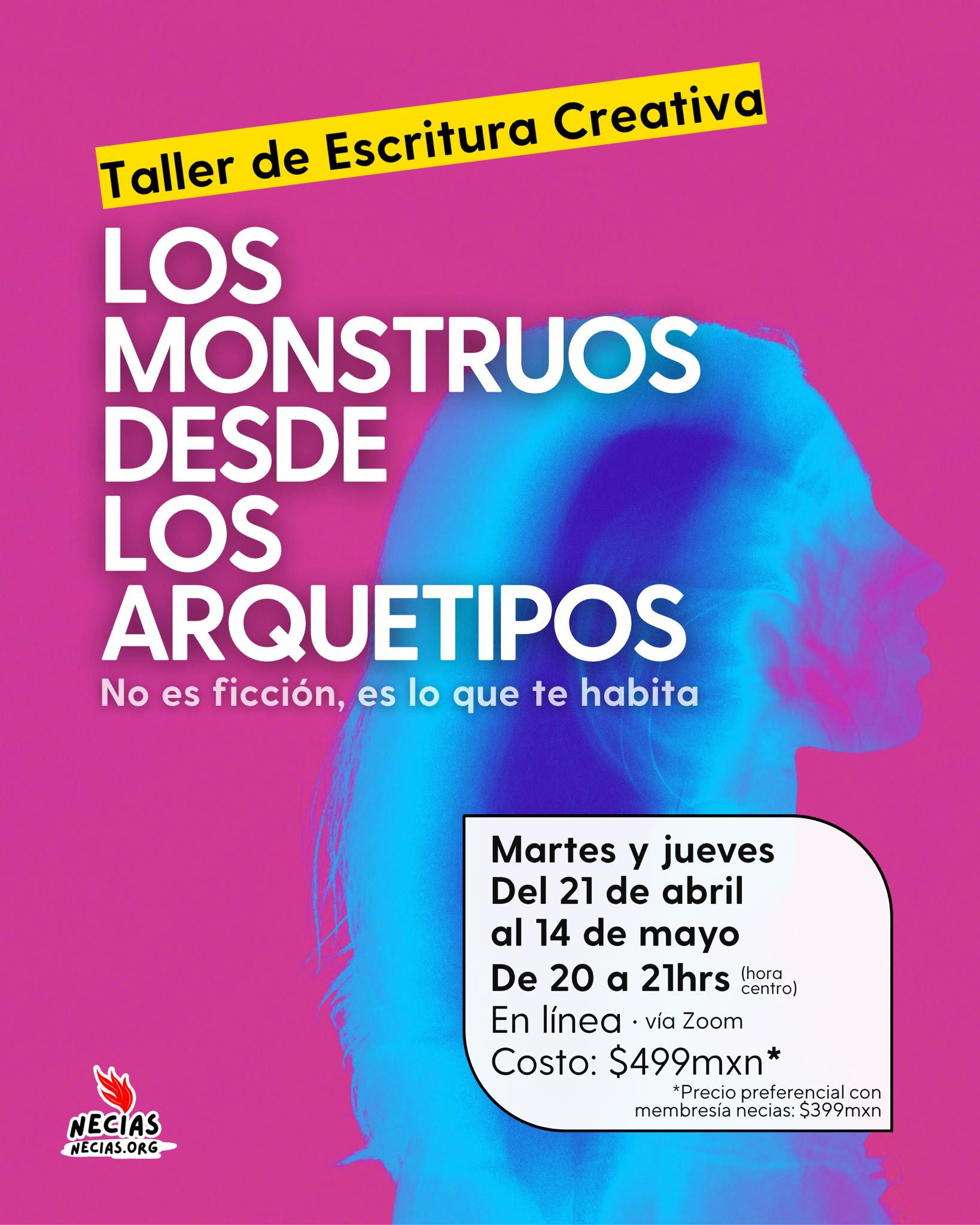 Los monstruos desde los arquetipos. Taller de Escritura Creativa