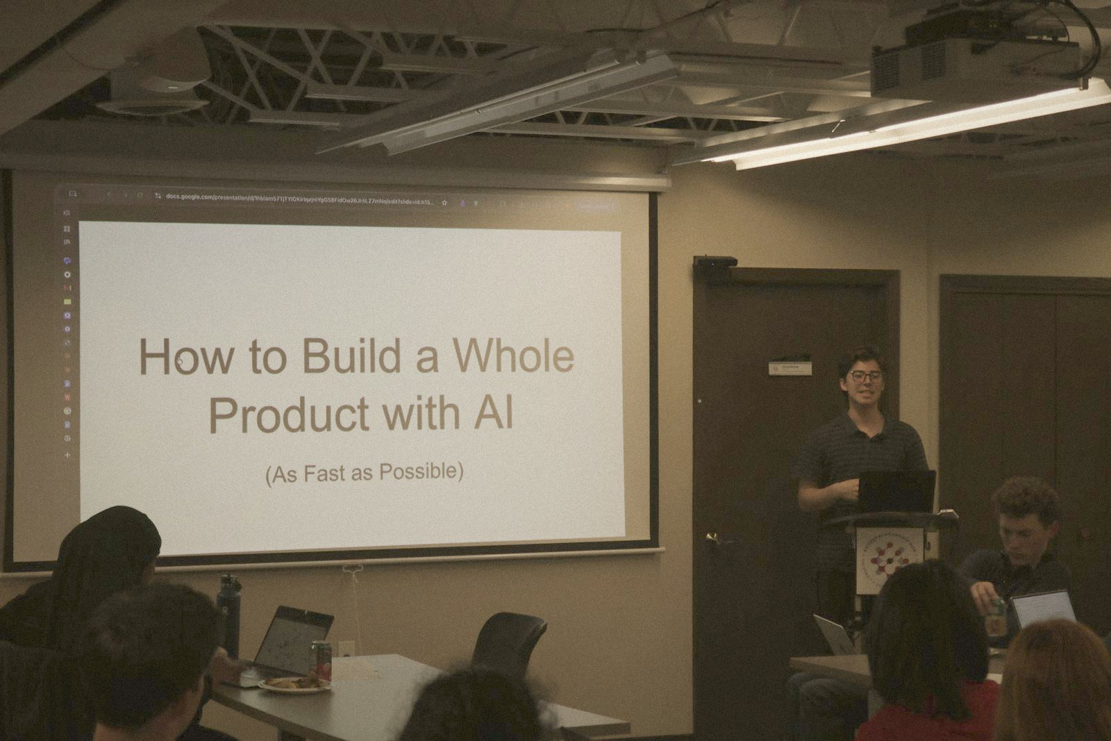 Xabier Bisabarros-Hudoc presenting How to Build a Whole Product with AI