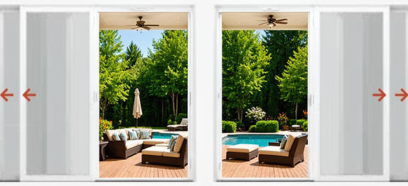 3 panel stacking patio door sela windows and doors