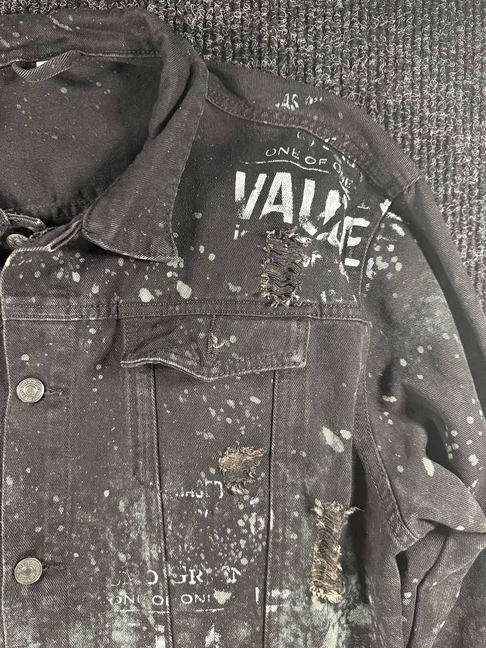 Thumbnail: “The Story Was Purchased” — One of One XL Denim Jacket