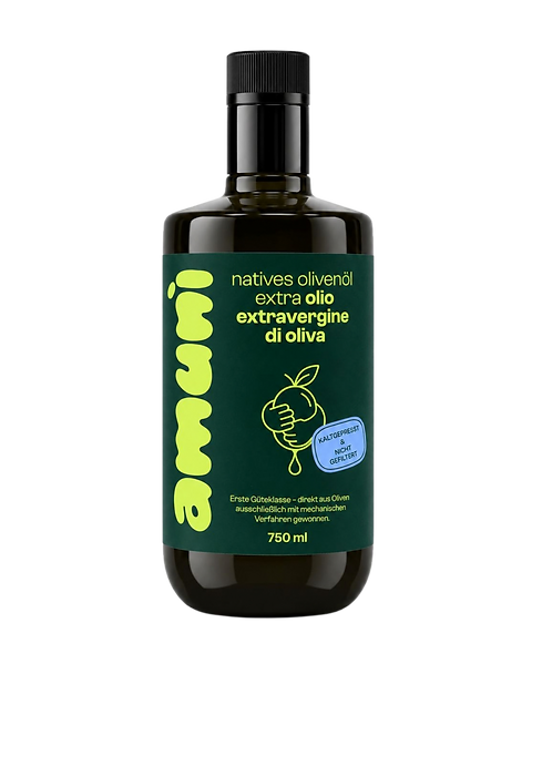 Ernte 2026 | amunì | Extra Natives Olivenöl 0,75l