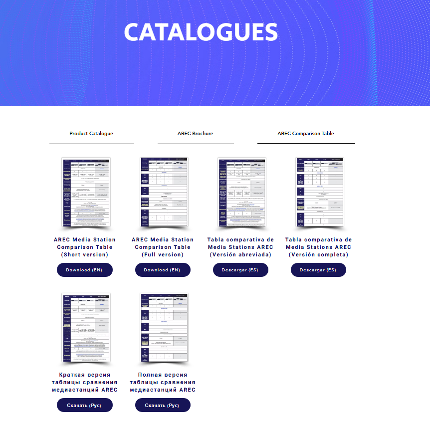 Make an informed choice with the new comparison tables!