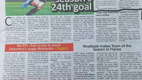 Latest Media Features of the Nigeria Pillar of Sports (Chief Donatus Agu-Ejidike J.P)