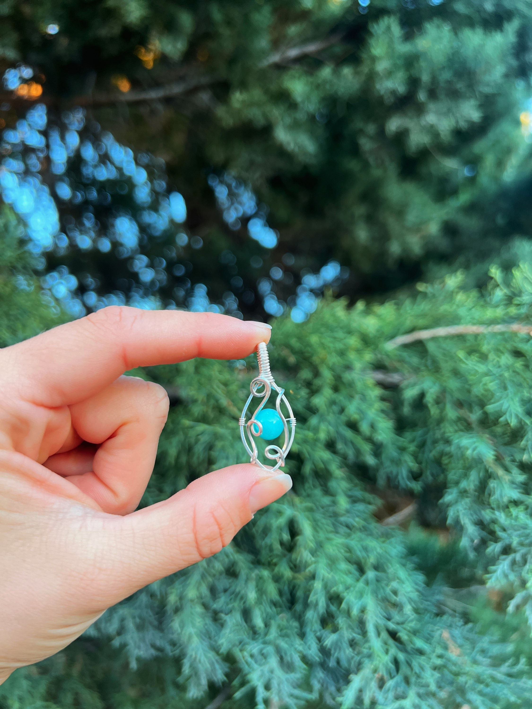 Blue Quartz Pendant