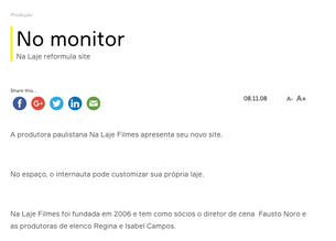 Na Laje reformula site