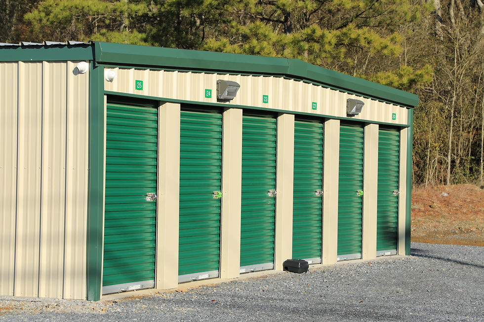 Self storage units