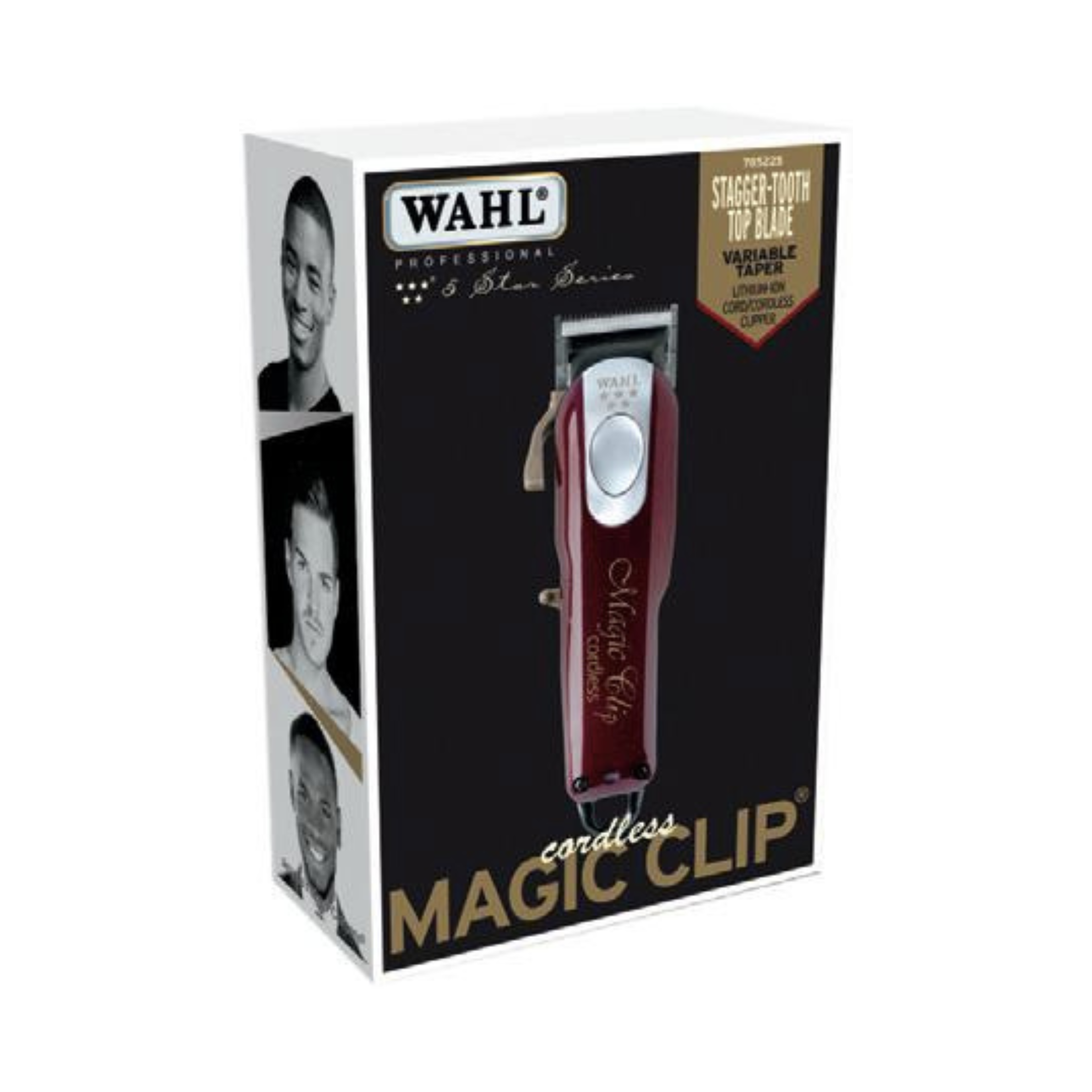 Wahl Professional 5 Star Cordless Magic Clip Hair Clipper with 100+ Minute Run Time for Professional Barbers and Stylists - Hair Clipper