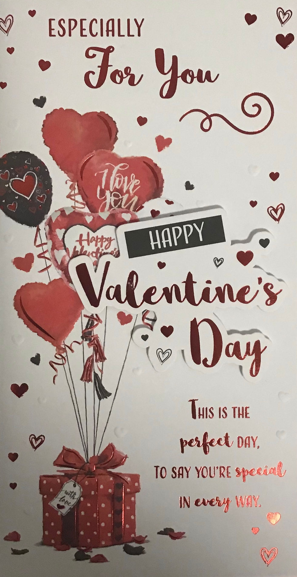 Open Valentines Card