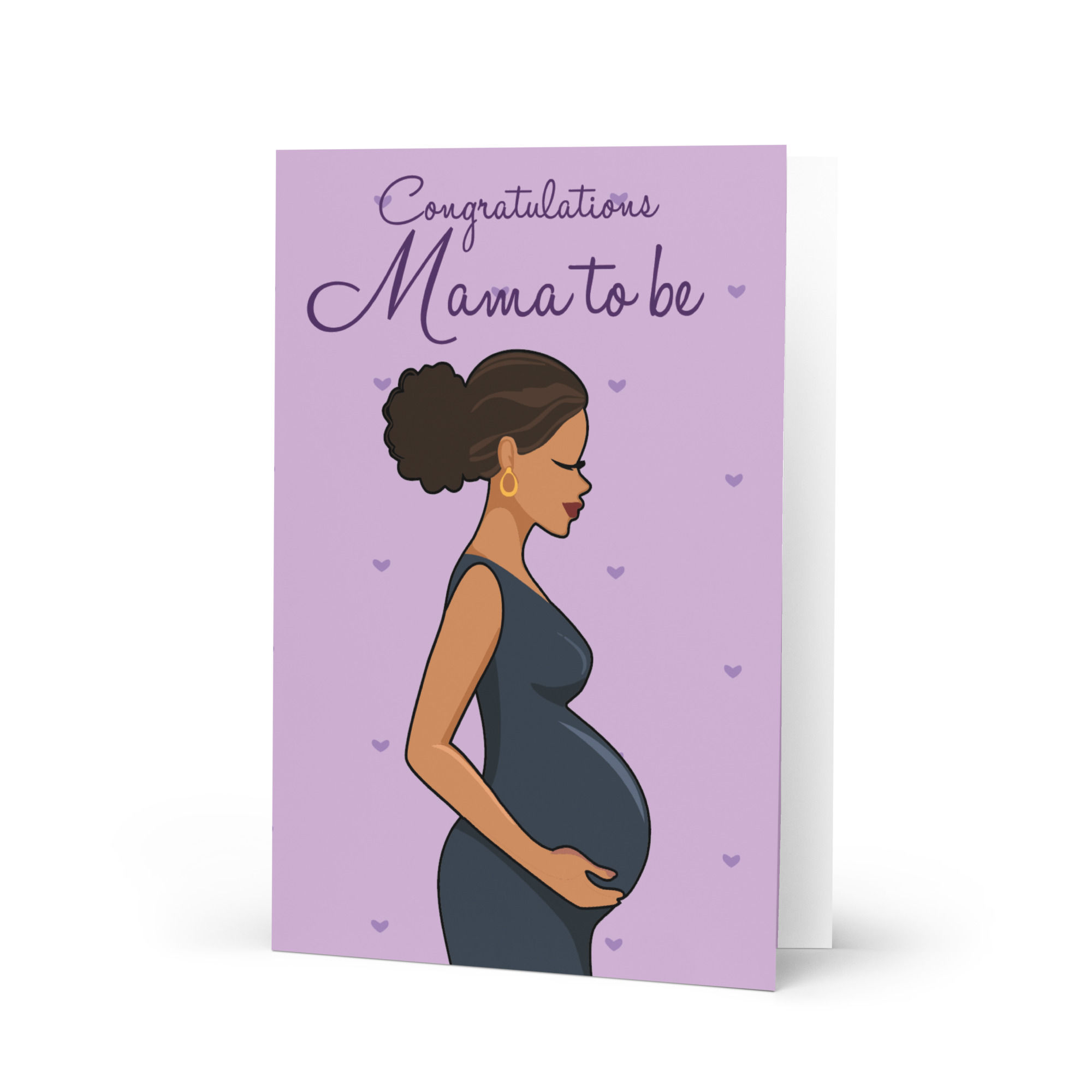 Mama to be - Purple/Light skin