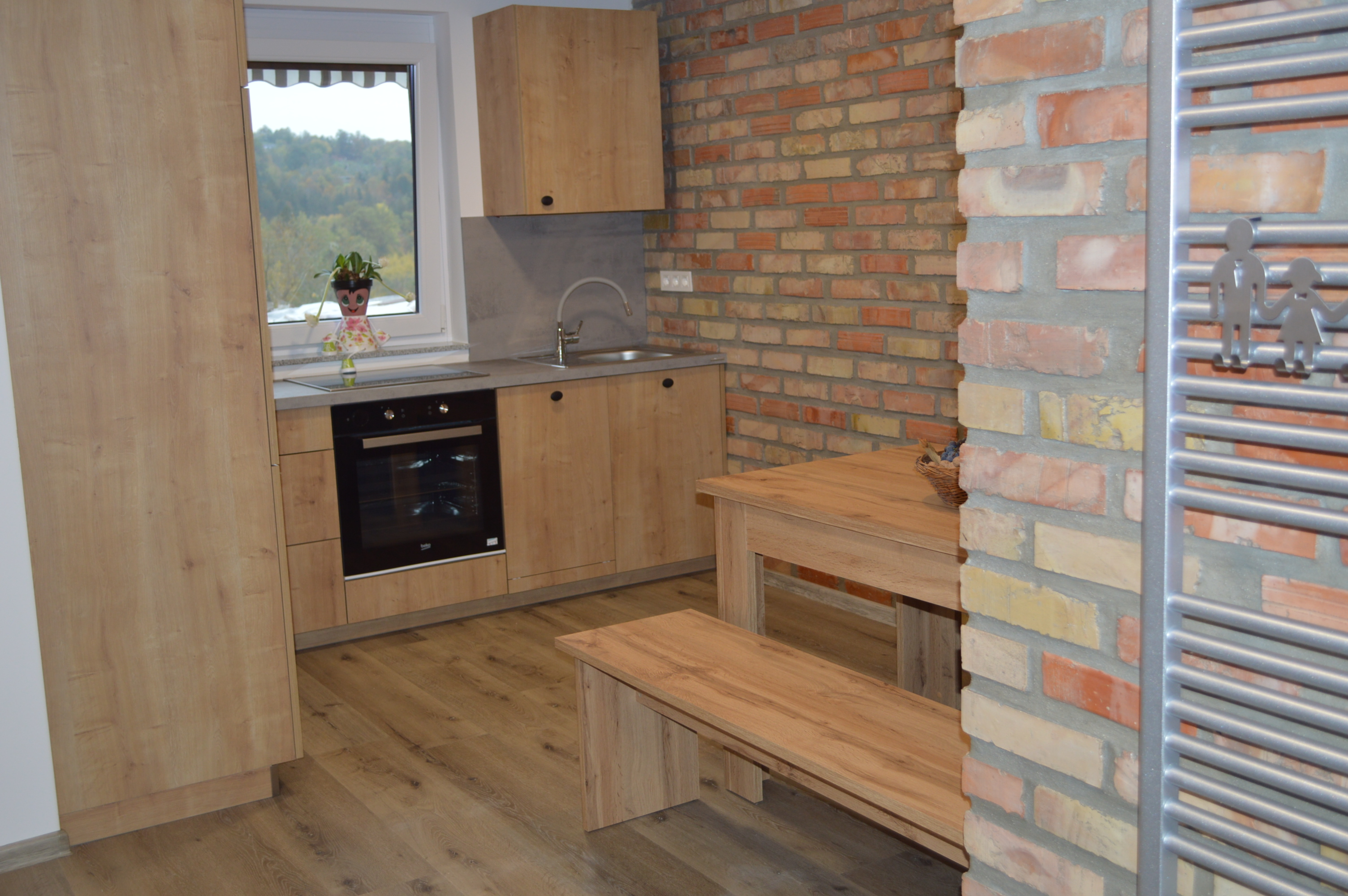 Kitchen with dining room