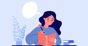 person holding a book and writing