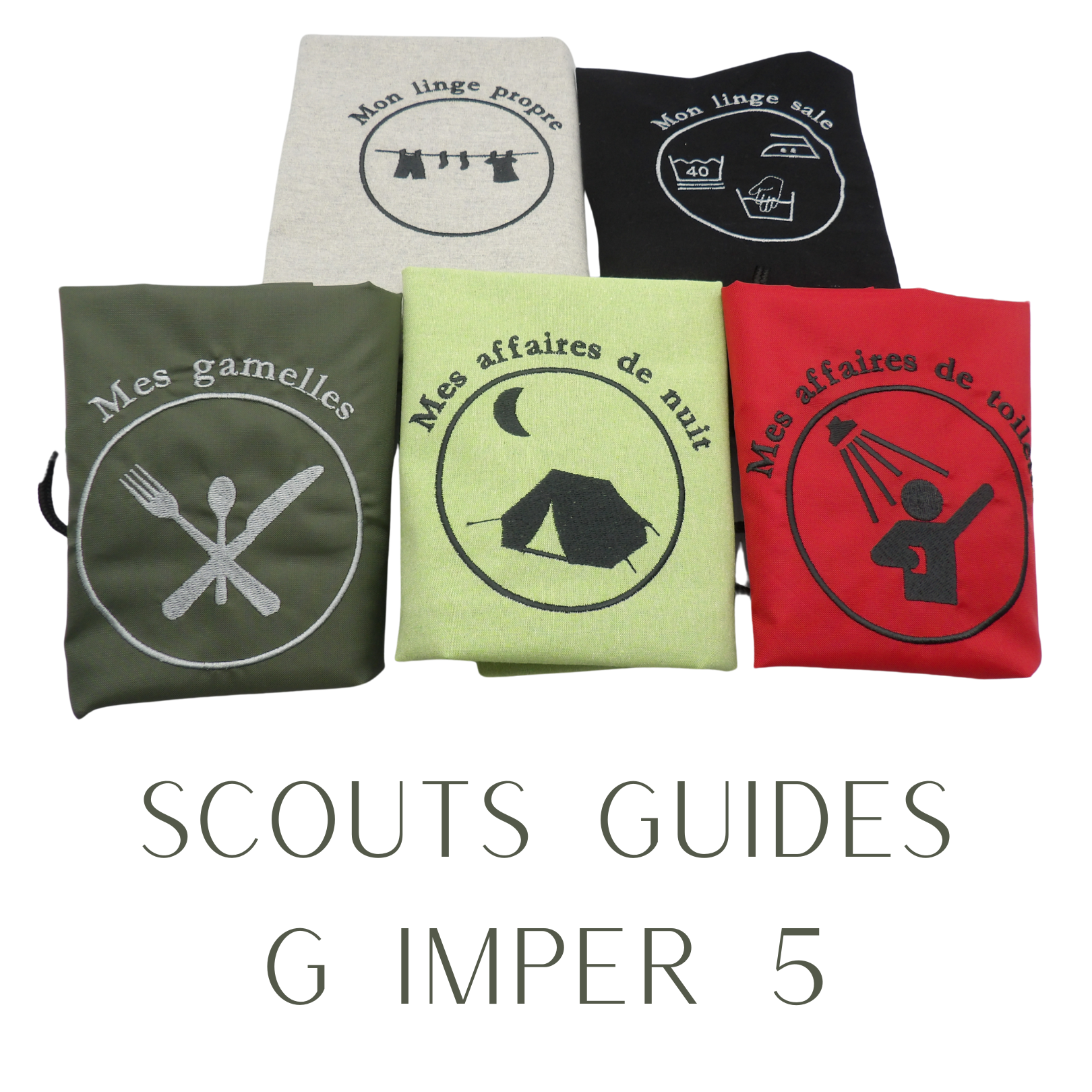 ensemble sacs de camp - IMPERMEABLES - ECO - GM