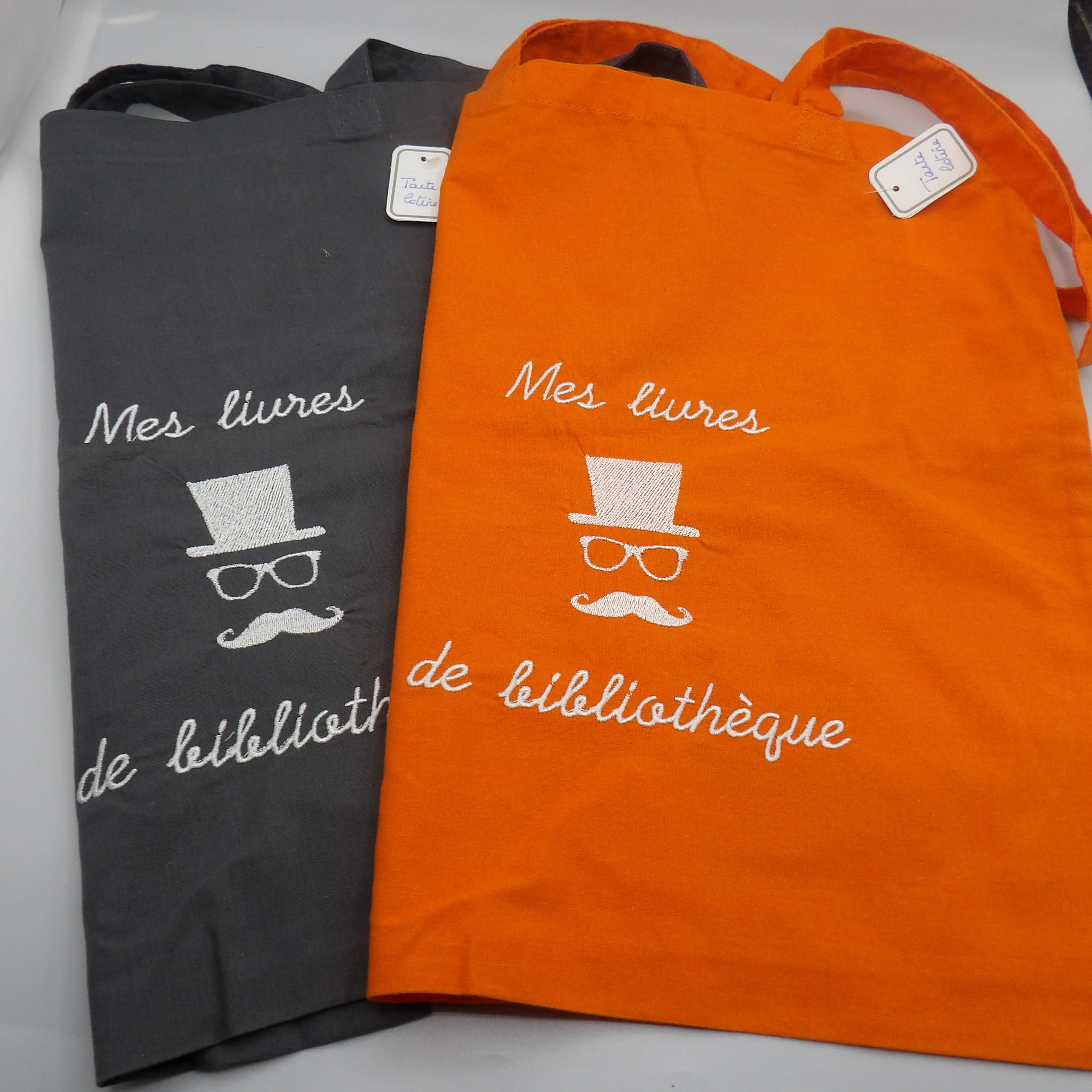 Tote Bag - modèle Bibliothèque