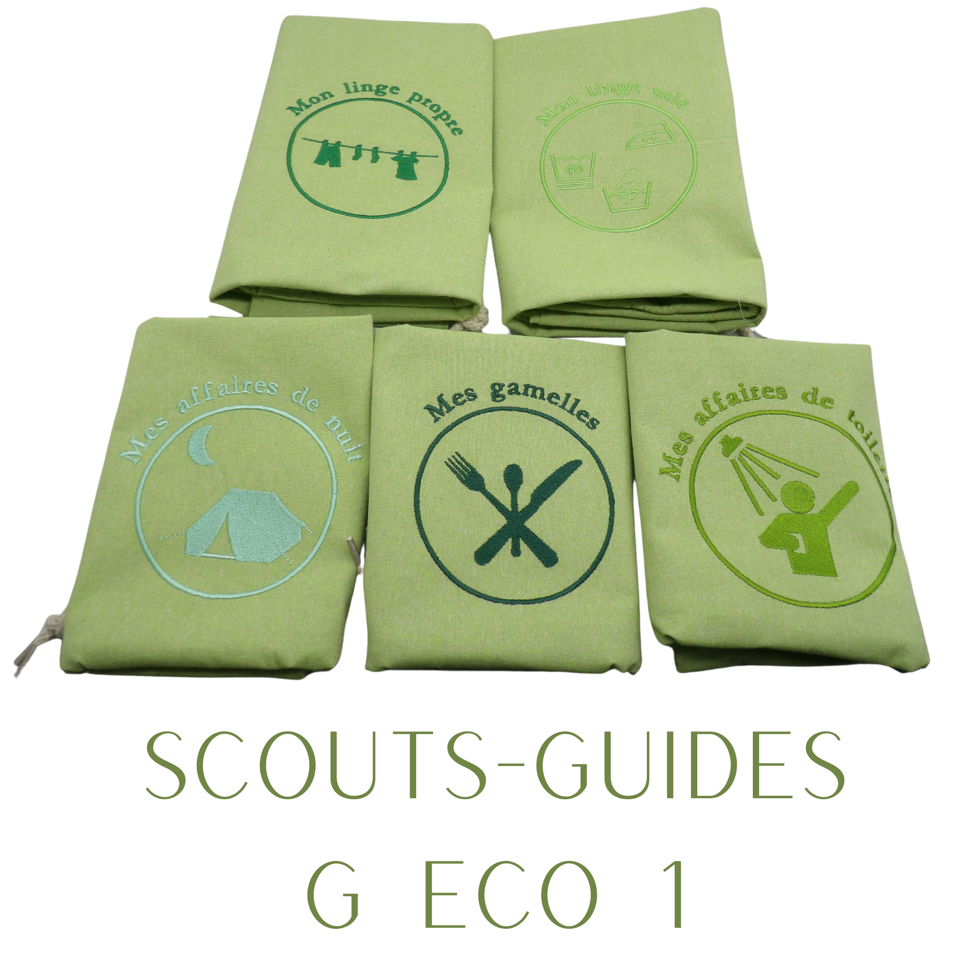 ensemble sacs de camp - ECO - GM
