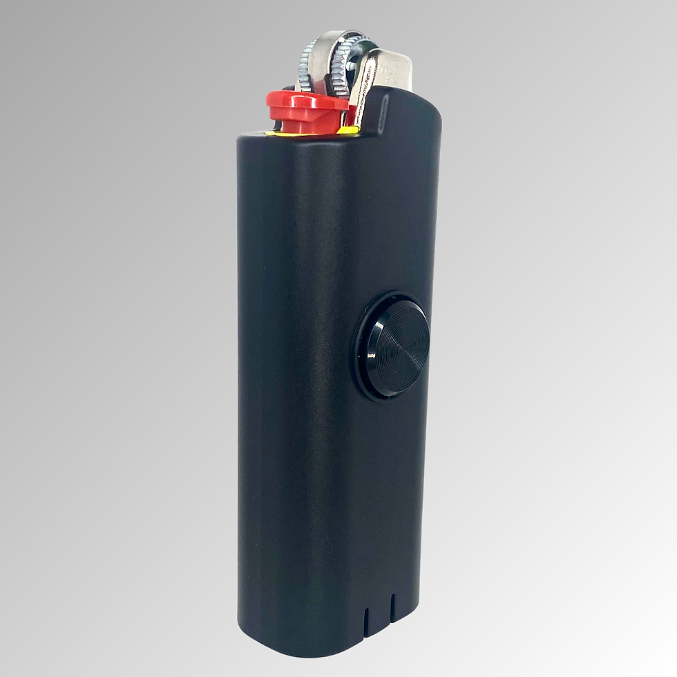 Miniatura: Spinning Fidget Lighter Case - FLKR LYTR DRK NYTE