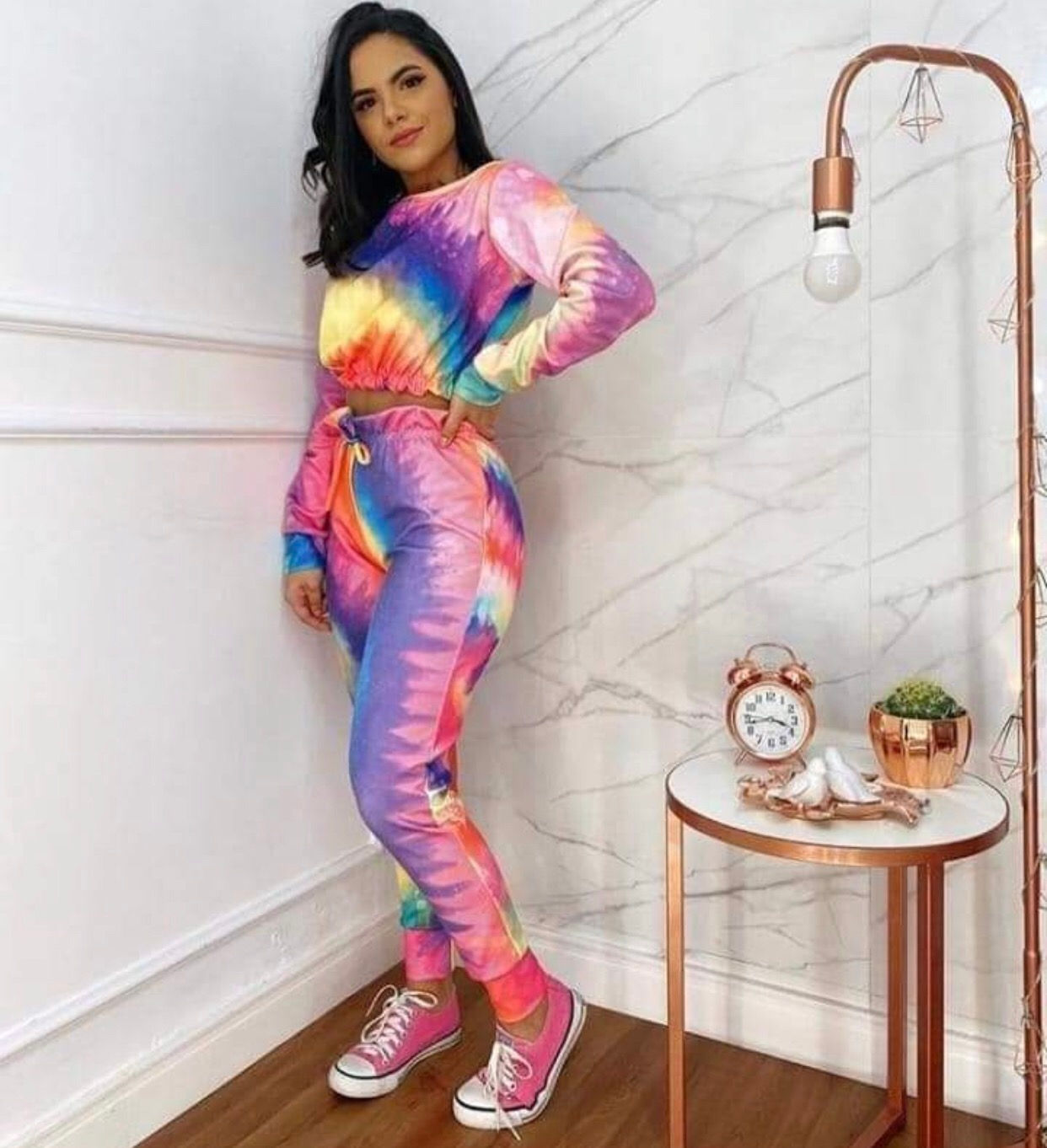 Conjunto Tie Dye News | P M G ✨
