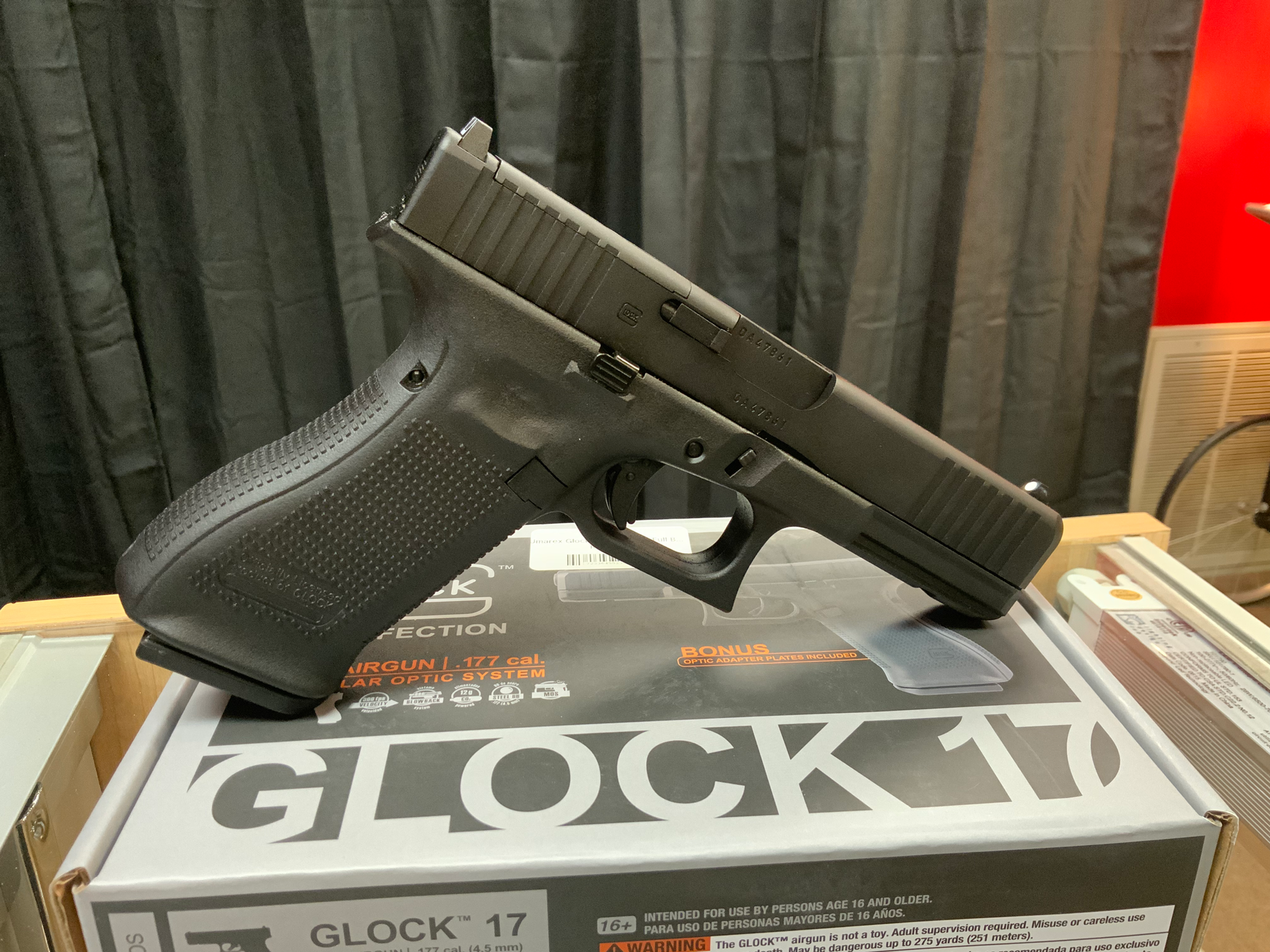 Umarex Glock 17 Gen5 Mos Full Blowback .177 BB Gun 0.177