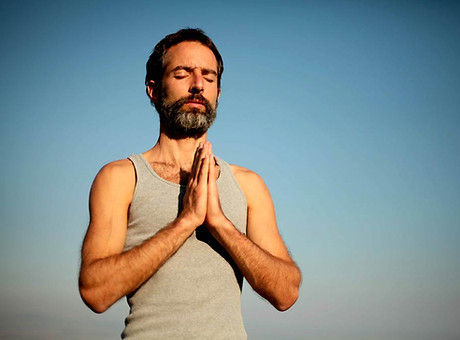 Yoga Man Namaste