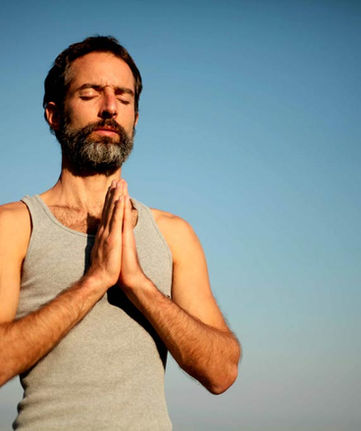 Yoga Man Namaste