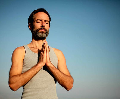 Yoga Man Namaste