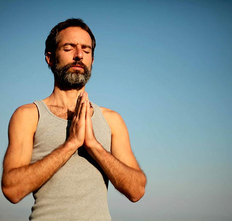 Yoga Man Namaste