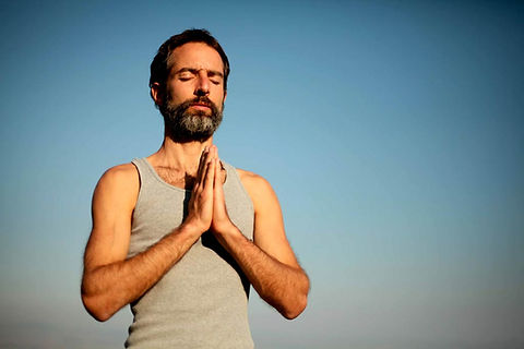 Yoga Man Namaste
