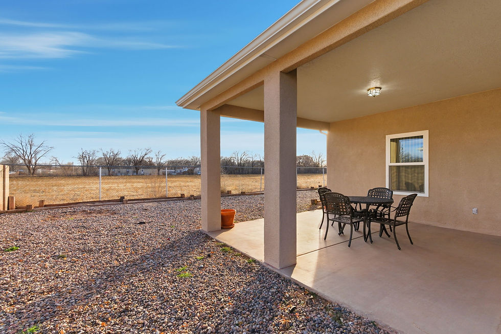 Backyard / Covered Patio