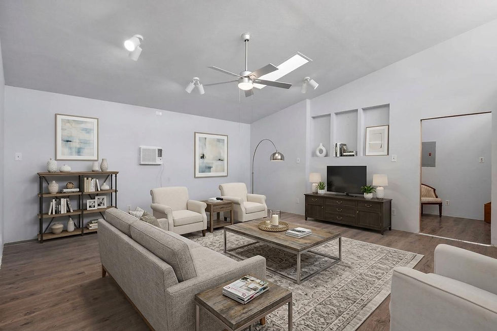 Living Room - Digitally Staged