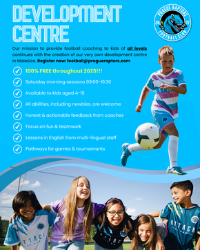 Free Football Lessons for Kids across Prague!
