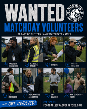 🦖 WANTED: MATCHDAY VOLUNTEERS 💙