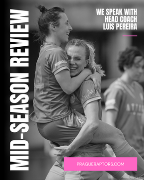 Mid Season Review of the Prague Raptors Bohemians Women's team