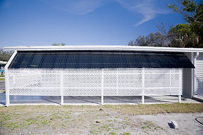 mesh fencing replacement - mobile home