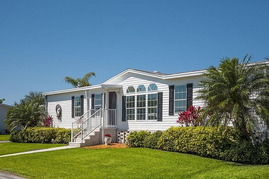 Mobile home park in Florida