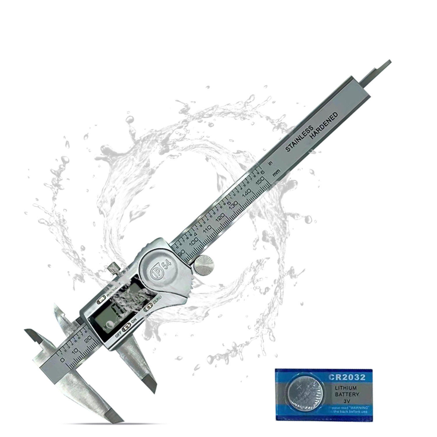 VIECAM Stainless Steel Waterproof Digital Caliper