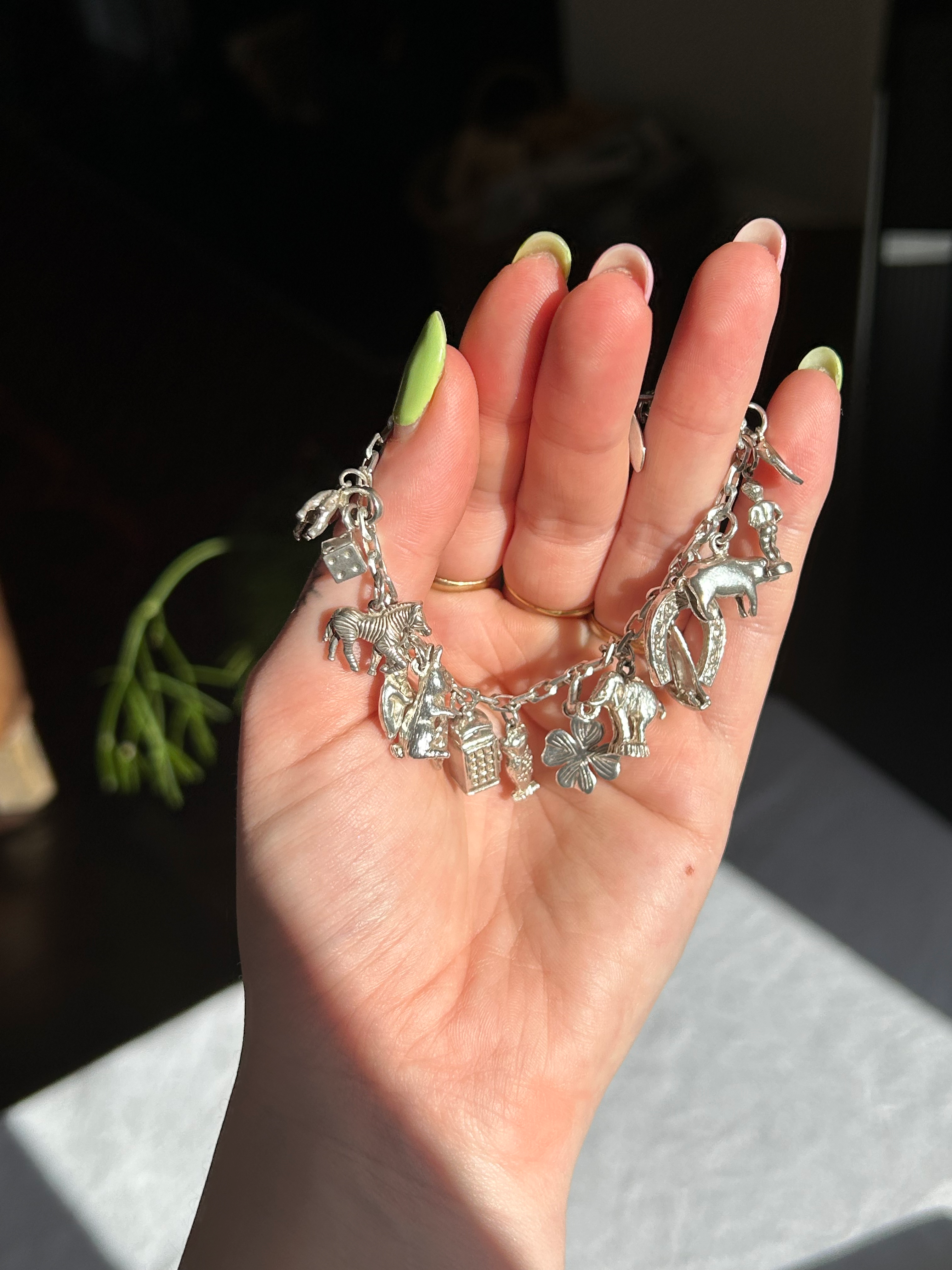 Sterling Silver Charm Bracelet