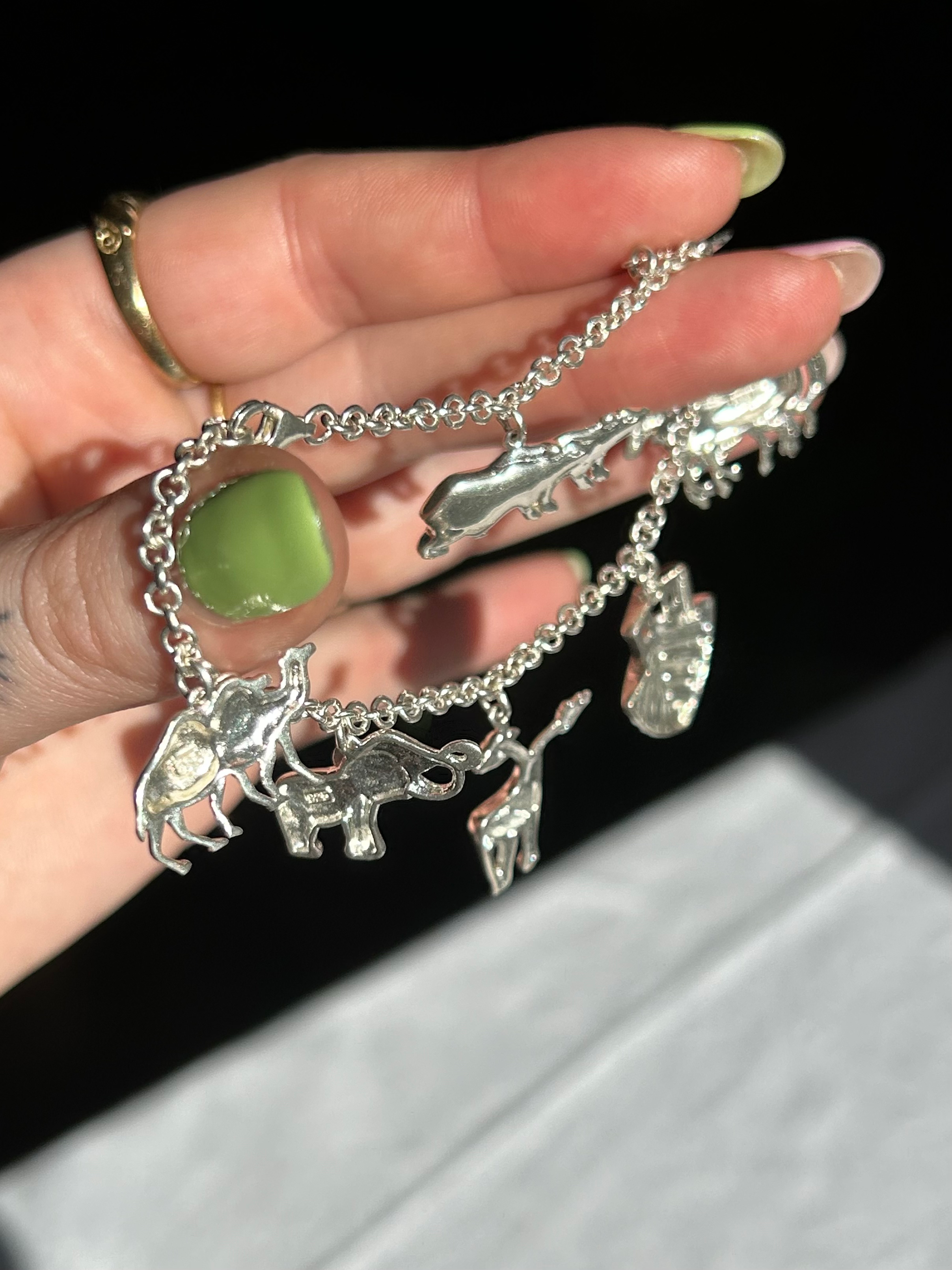 Noahs Ark Silver Charm Bracelet