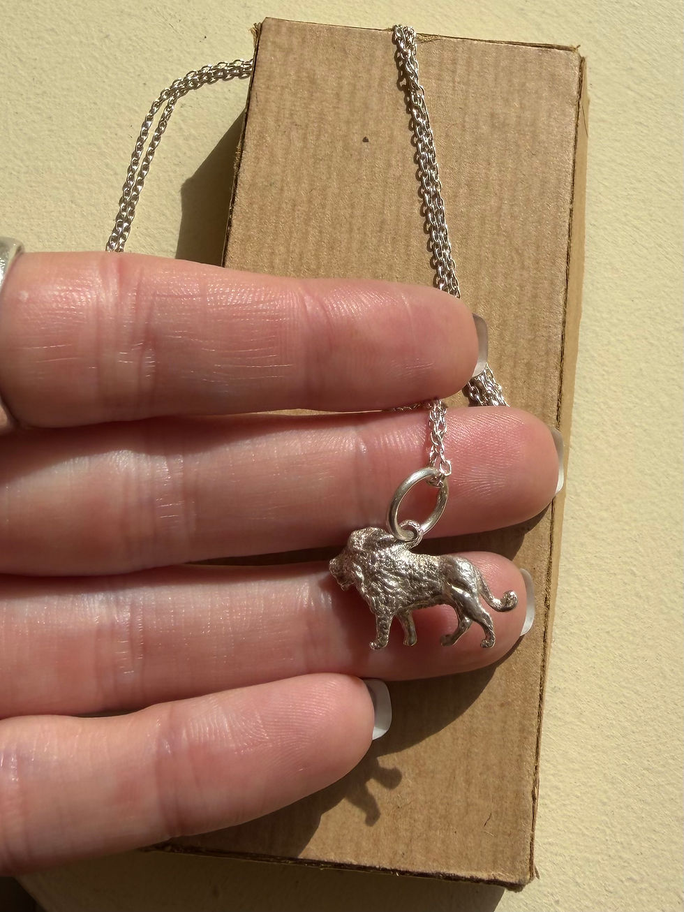 Thumbnail: Silver Lion Necklace