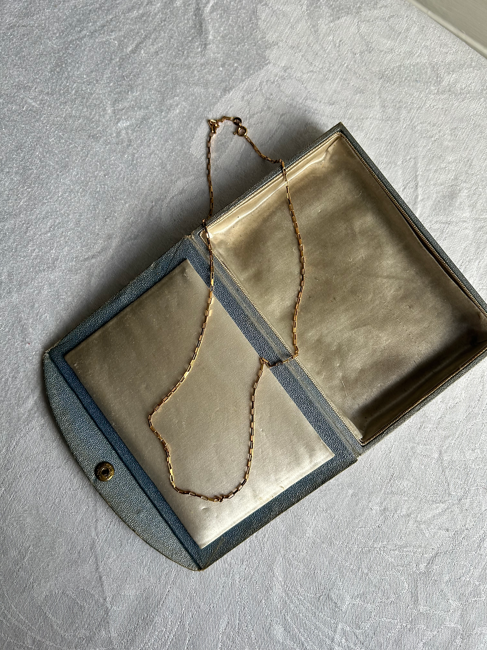 Thumbnail: 9K Gold Paperclip Chain