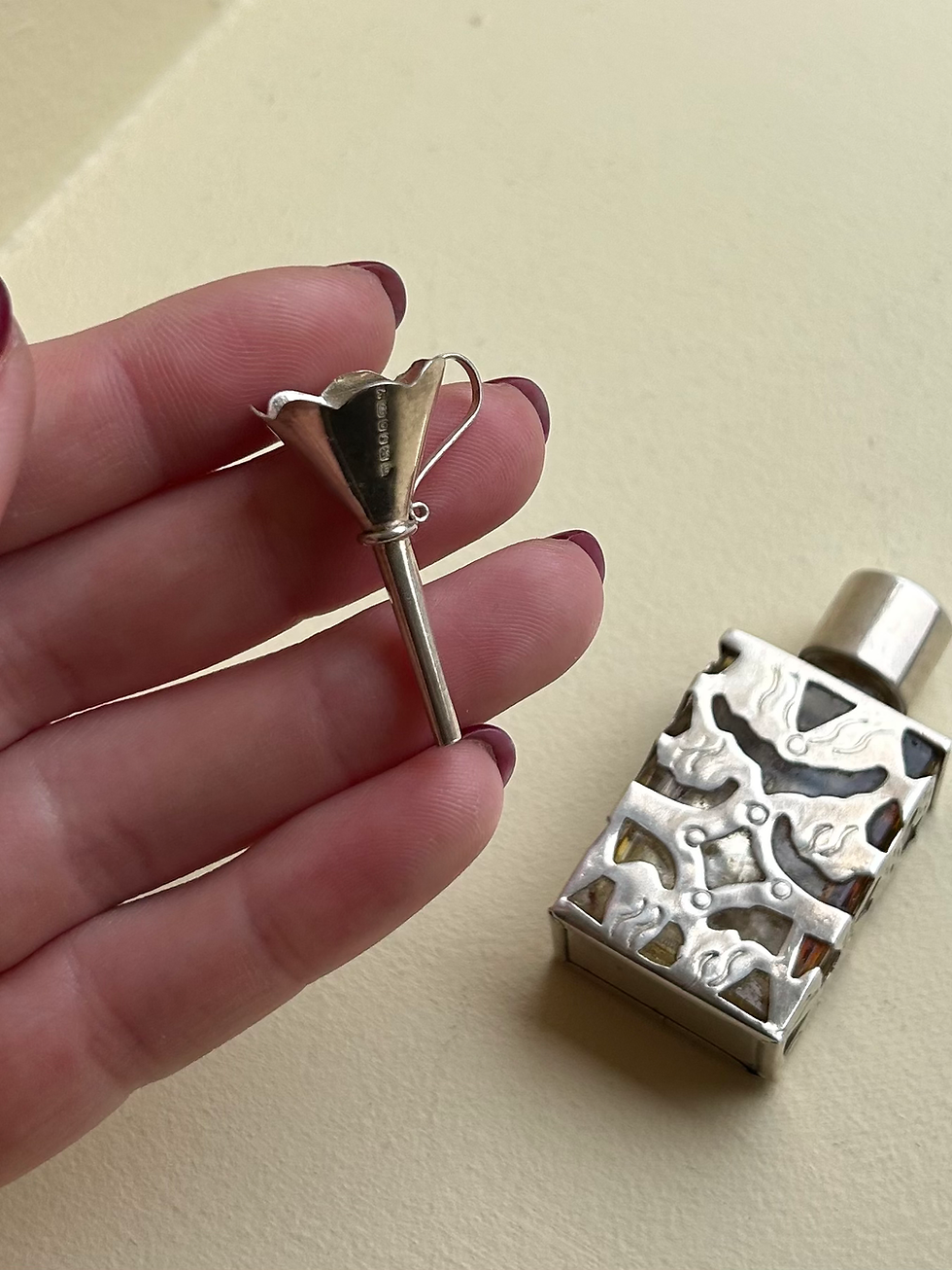 Thumbnail: Ari Norman Silver Bottle and Funnel