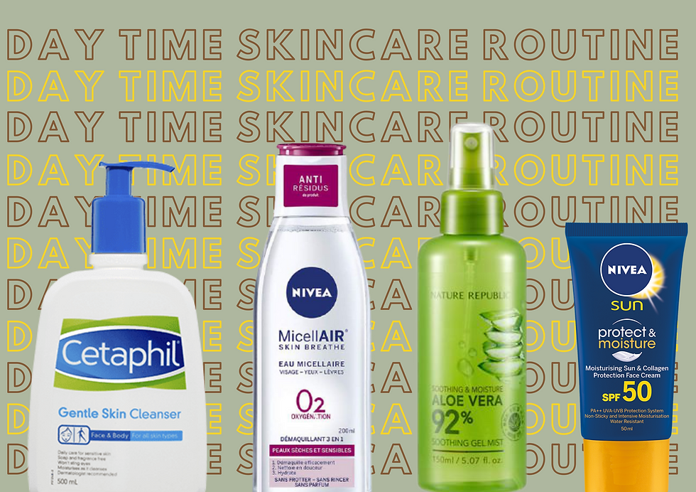 Skincare routine for dry, sensitive skin