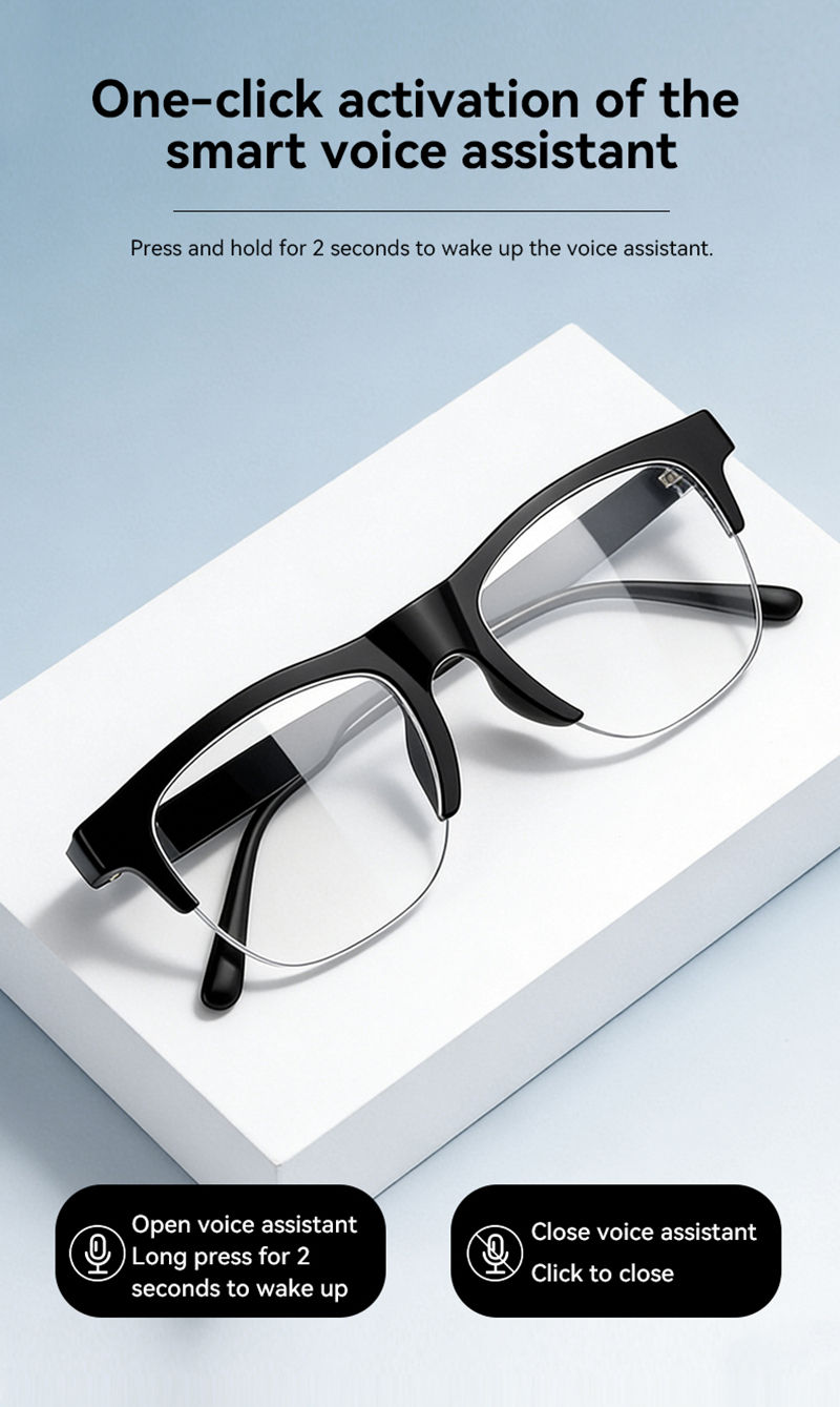 Thumbnail: Lenovo 8K HD AI Smart Glasses AI Translation Hands-Free Calling AI Chat Logging