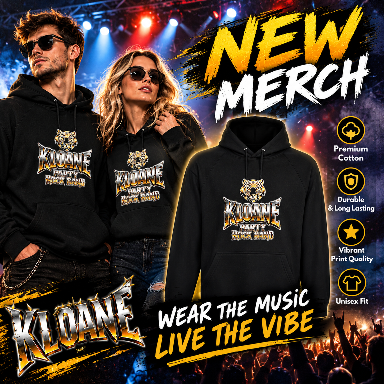 Kloane Classic Unisex Hoodie