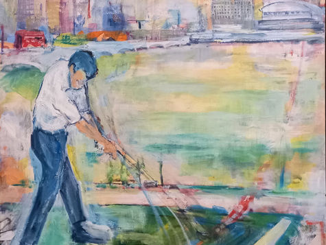 Tony Jacklin 1969 on top of the Savoy