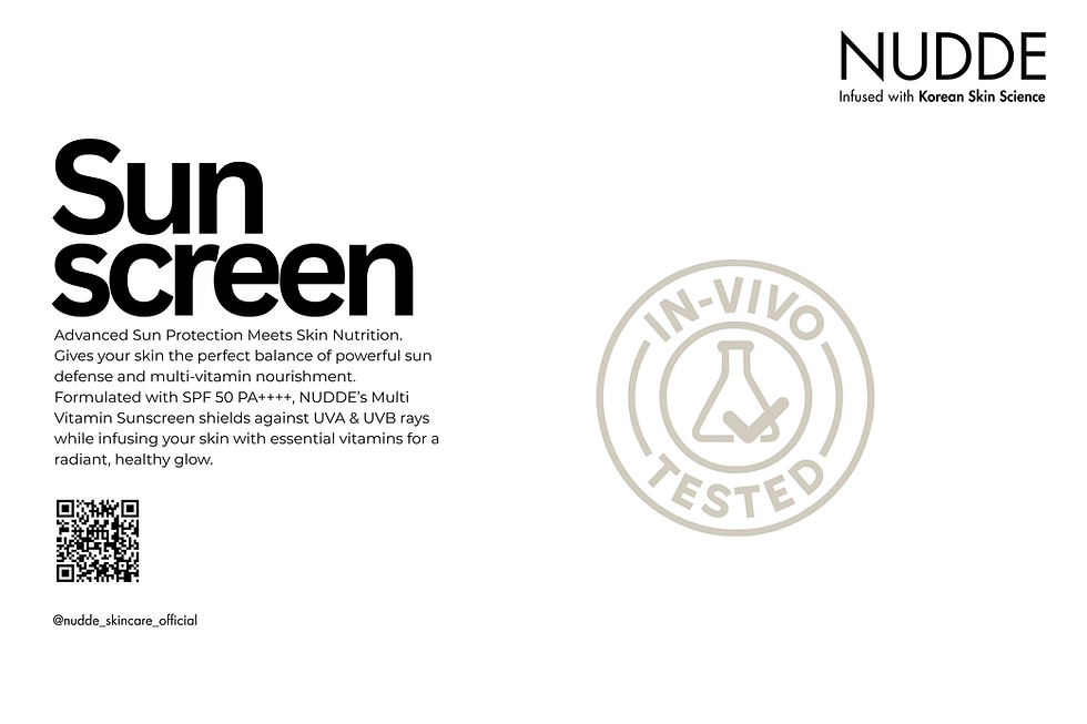 In Vivo Tested Sunscreen