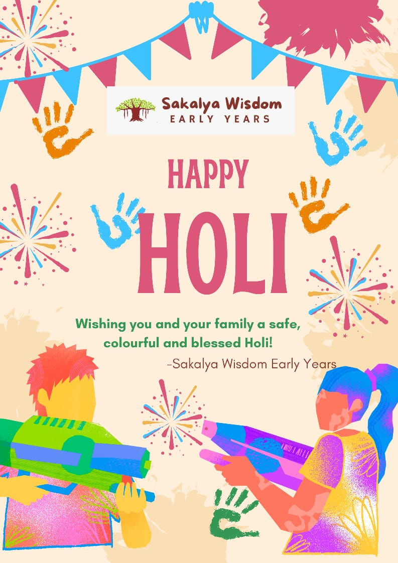 🌈 Holi – The Festival of Colours – Celebrations in Preschool 