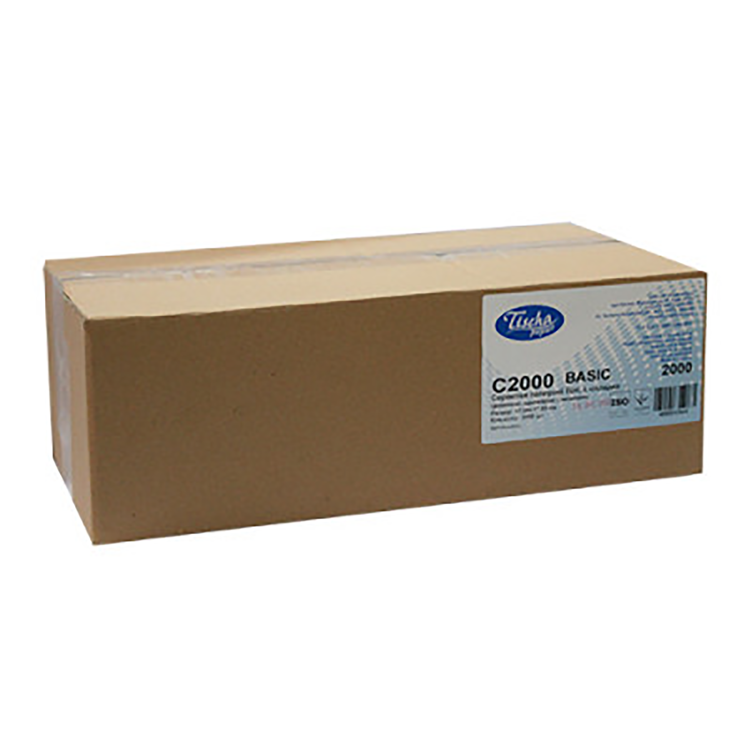 Серветки столові целюлозні L-образні "BASIC", 2000листів/ящ.